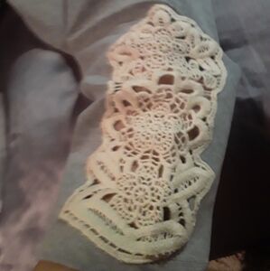 The Sweatshirt Project Lace Detail Leggings